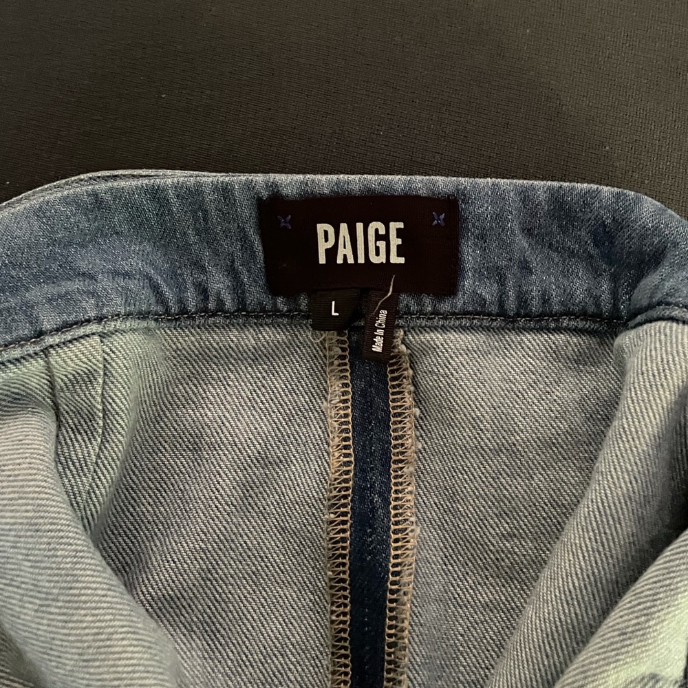 Paige Ruffle Wrap Mini Skirt Size 10 - Picture 3 of 3